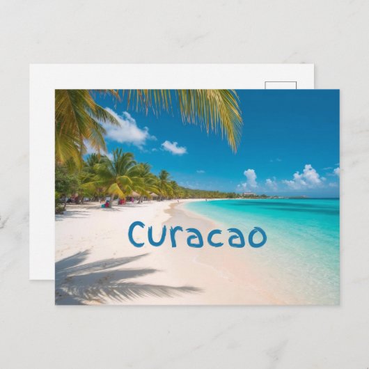 curacao vavation postkarte (Vorne/Hinten)