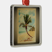 Curacao Vintage Reisen Ornament Palme (Rechts)