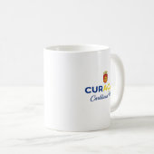 Curaçao-Wappen | Täglicher Stolz Kaffeetasse (VorderseiteRechts)
