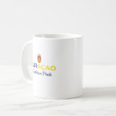 Curaçao-Wappen | Täglicher Stolz Kaffeetasse (Vorderseite Links)