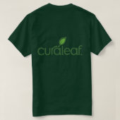 Curaleaf Dark Green T - Shirt (Design Rückseite)