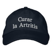 "Curar la Artritis" - Bordados Hat Bestickte Baseballkappe (Vorderseite)