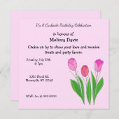 Curbside Birthday Celebration Einladung (Vorne/Hinten)