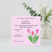 Curbside Birthday Celebration Einladung (Stehend Vorderseite)