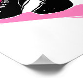 Curbside Pink - Poster (Ecke)