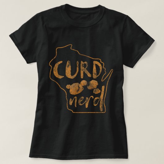 Curd Nerd Squeaky Cheese T-Shirt (Design vorne)