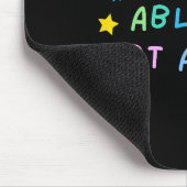 Cure Ableism Not Autism Autism Awareness Cute Mousepad (Ecke)