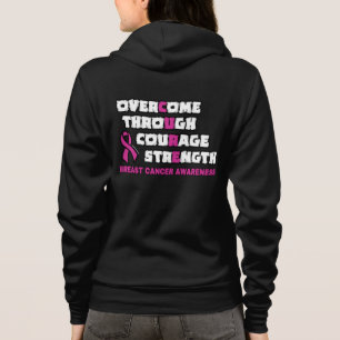 CURE...Brustkrebs Hoodie