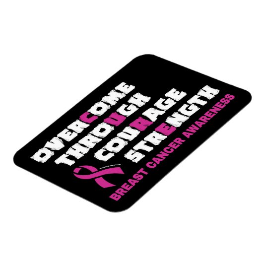 CURE...Brustkrebs Magnet (Linke Seite)