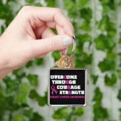 CURE...Brustkrebs Schlüsselanhänger (Hand)