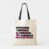 CURE...Brustkrebs Tragetasche (Rückseite)