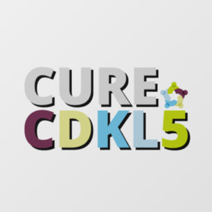 Cure CDKL5 Fensterklammer Fensteraufkleber