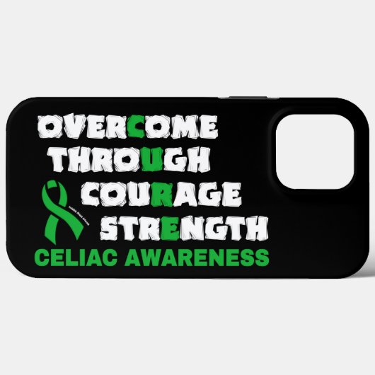 CURE... Celiac Case-Mate iPhone Hülle (Rückseite (Horizontal))