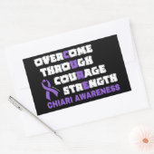 CURE...Chiari Rechteckiger Aufkleber (Umschlag)