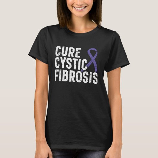 Cure Cystic Fibrosis Warrior Cystic Fibrosis Suppo T-Shirt (Vorderseite)