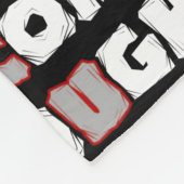 CURE...Diabetes Fleece Blanket (Ecke)