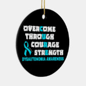 CURE...Dysautonomie Keramik Ornament (Rechts)