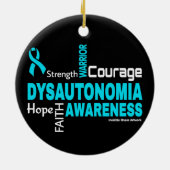 CURE...Dysautonomie Keramik Ornament (Hinten)