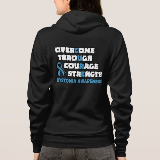 CURE...Dystonie Hoodie (Rückseite)