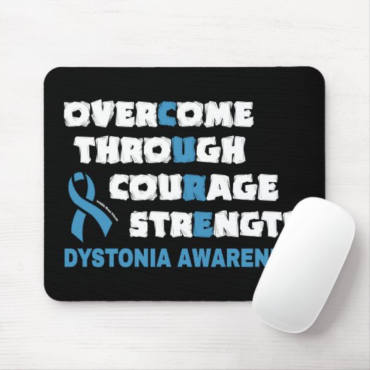 CURE...Dystonie Mousepad (Mit Mouse)