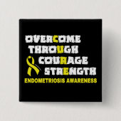 CURE...Endometriose Button (Vorderseite)
