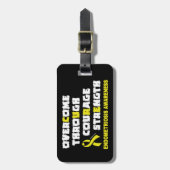 CURE...Endometriose Gepäckanhänger (Vorderseite vertikal)