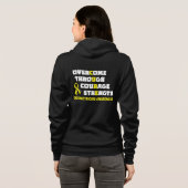 CURE...Endometriose Hoodie (Schwarz voll)