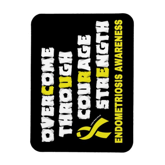 CURE...Endometriose Magnet (Vertikal)