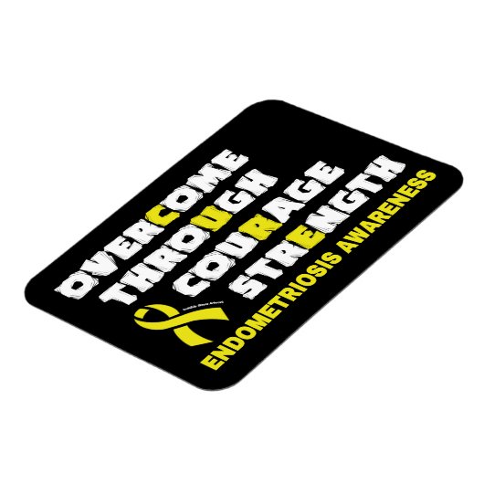 CURE...Endometriose Magnet (Linke Seite)