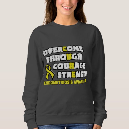 CURE...Endometriose Sweatshirt (Vorderseite)