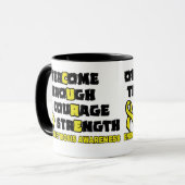 CURE...Endometriose Tasse (Vorderseite Links)