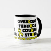 CURE...Endometriose Tasse (VorderseiteRechts)