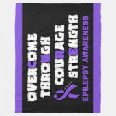 CURE...Epilepsie Fleecedecke (Vorderseite)