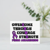 CURE...Fibro Postkarte (Stehend Vorderseite)
