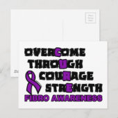CURE...Fibro Postkarte (Vorne/Hinten)