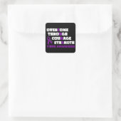 CURE...Fibro Square Sticker (Tasche)