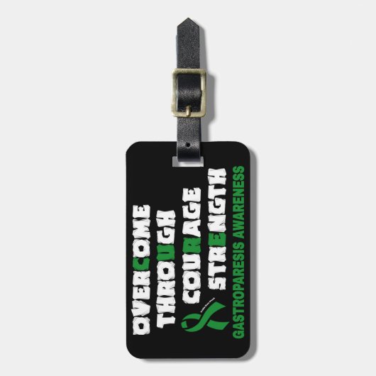 CURE...Gastroparesis Gepäckanhänger (Vorderseite vertikal)