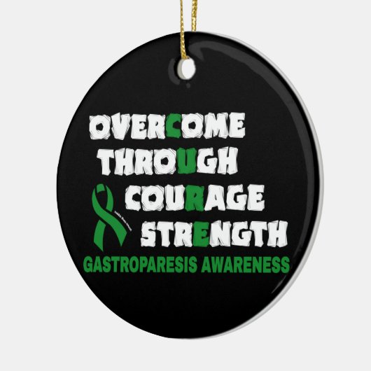 CURE...Gastroparesis Keramik Ornament (Links)