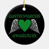 CURE...Gastroparesis Keramik Ornament (Hinten)