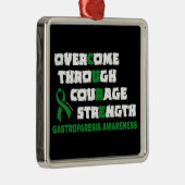 CURE...Gastroparesis Metal Ornament (Rechts)