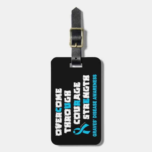 CURE...Graves' Gepäckanhänger (Vorderseite vertikal)