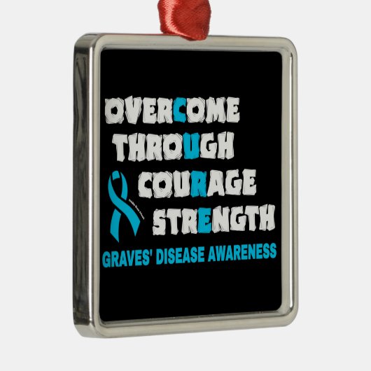 CURE...Graves' Metal Ornament (Rechts)