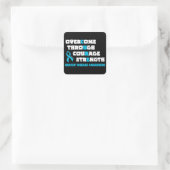 CURE...Graves' Square Sticker (Tasche)