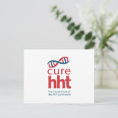 Cure HHHT Postkarte (Stehend Vorderseite)
