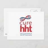 Cure HHHT Postkarte (Vorne/Hinten)