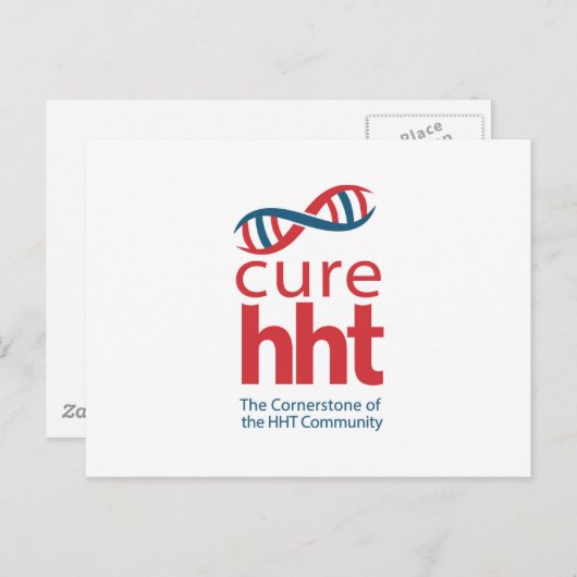 Cure HHHT Postkarte (Vorne/Hinten)