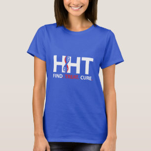 Cure HHT FIND.LECKEREI.CURE Awareness T - Shirt Wo