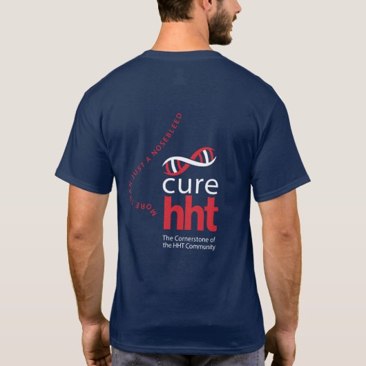 Cure HHT FIND.LECKEREI.CURE T - Shirt (Männer) (Rückseite)