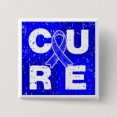 CURE Huntington's Disease Cube Button (Vorderseite)