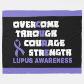 CURE...Lupus Fleecedecke (Vorderseite (Horizontal))